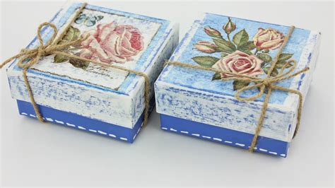 decoupage metal box|how to decoupage cardboard boxes.